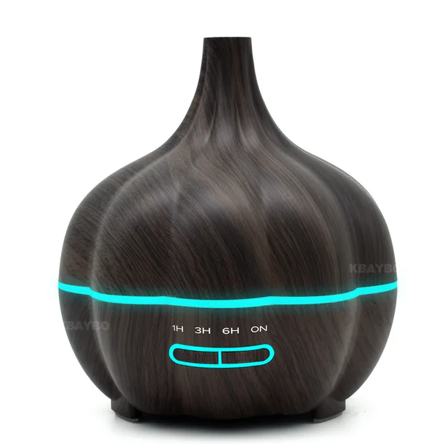 

KBAYBO0 400ml Electric Air Oil Diffuser Ultrasonic Humidifier With Led Lamp for Office Home Bedroom Living Room