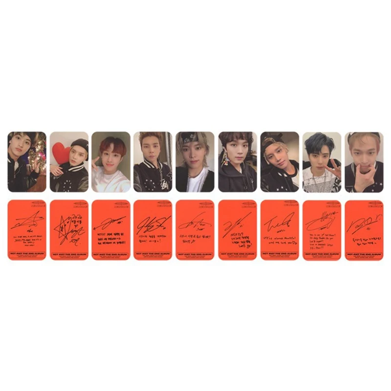 9 шт./компл. новый альбом KPOP NCT 127 NeoZone JaeHyun Mark Photo Card K POP самодельные бумажные карты