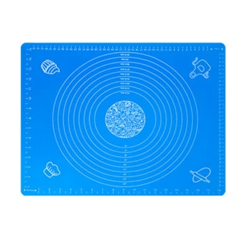 

Extra Large Silicone Baking Mat,Non-Stick Pastry Mat Board Table Placemat Pad for Baking,Rolling Dough with Measurements