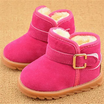 

Girls Boots Winter Kids Shoes Outdoor Boys Sneakers Warm Snow Boots Children Ankle Boots Flat Shoes Casual Shoes bota infantil