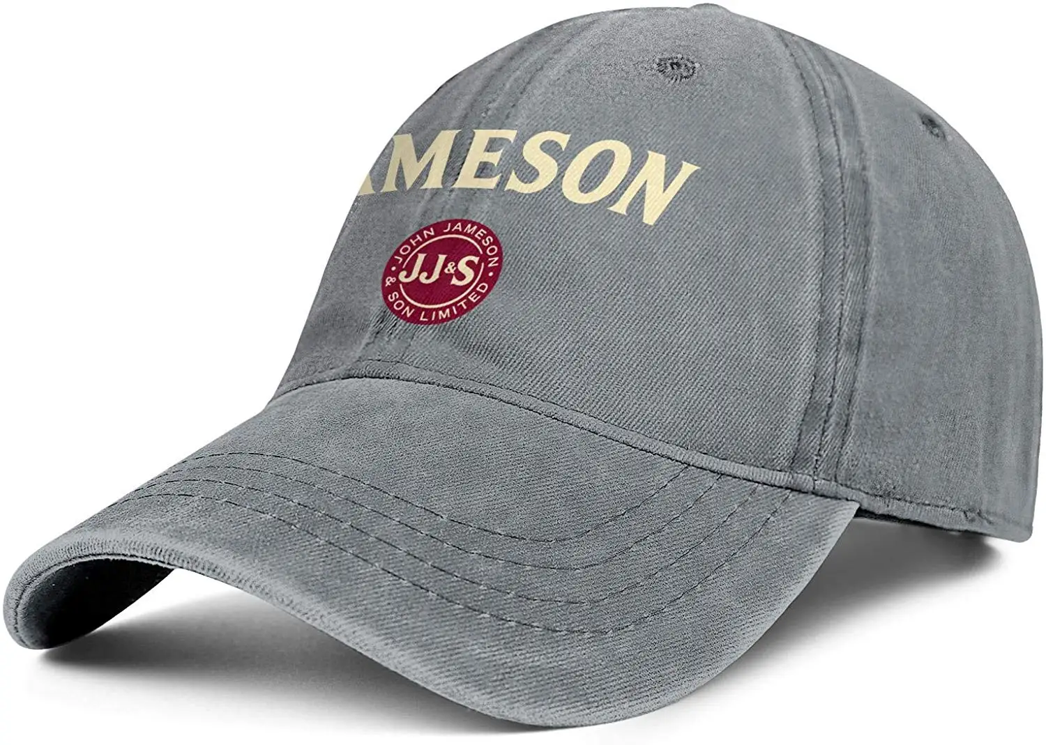 Мужские джинсовые кепки Jameson, хлопковая бейсбольная кепка с регулируемой шнуровкой в стиле ретро