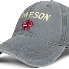 Мужские джинсовые кепки Jameson, хлопковая бейсбольная кепка с регулируемой шнуровкой в стиле ретро
