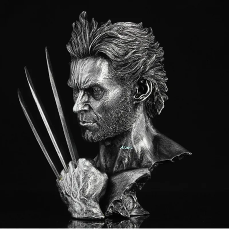 1" Статуя X-men супергерой бюст Росомаха, Логан Howlett голова портрет Мстители GK экшн Коллекционная модель игрушечная коробка 30 см Z2643