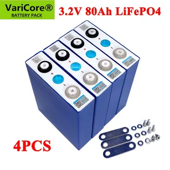 

3.2V 80Ah LiFePO4 battery pack Lithium iron phospha 80000mAh DIY 12V 24V 240A Motorcycle Electric Car Solar Inverter batteries