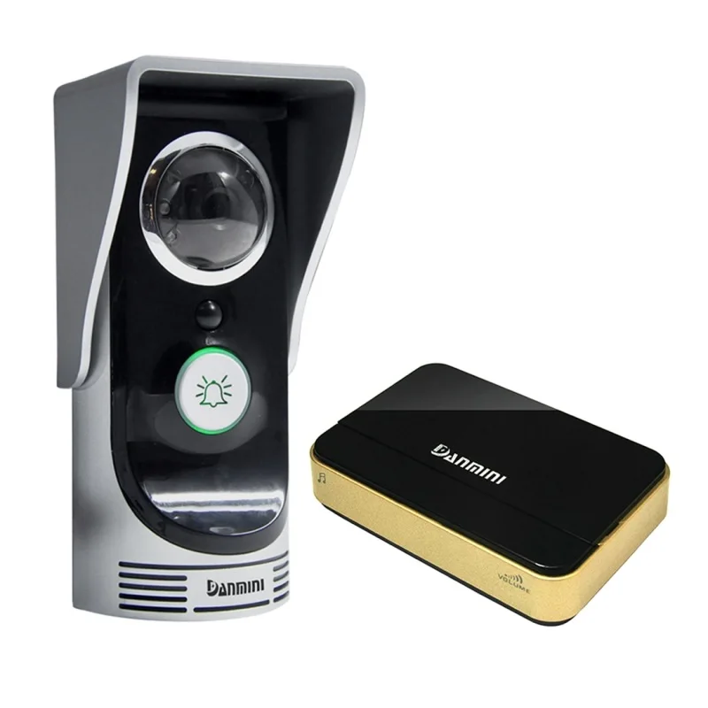 

Waterproof Security Monitoring Host WiFi Remote Video Intercom Doorbell with 1/3 inch 1.0MP Camera, Support iOS & Android APP, W