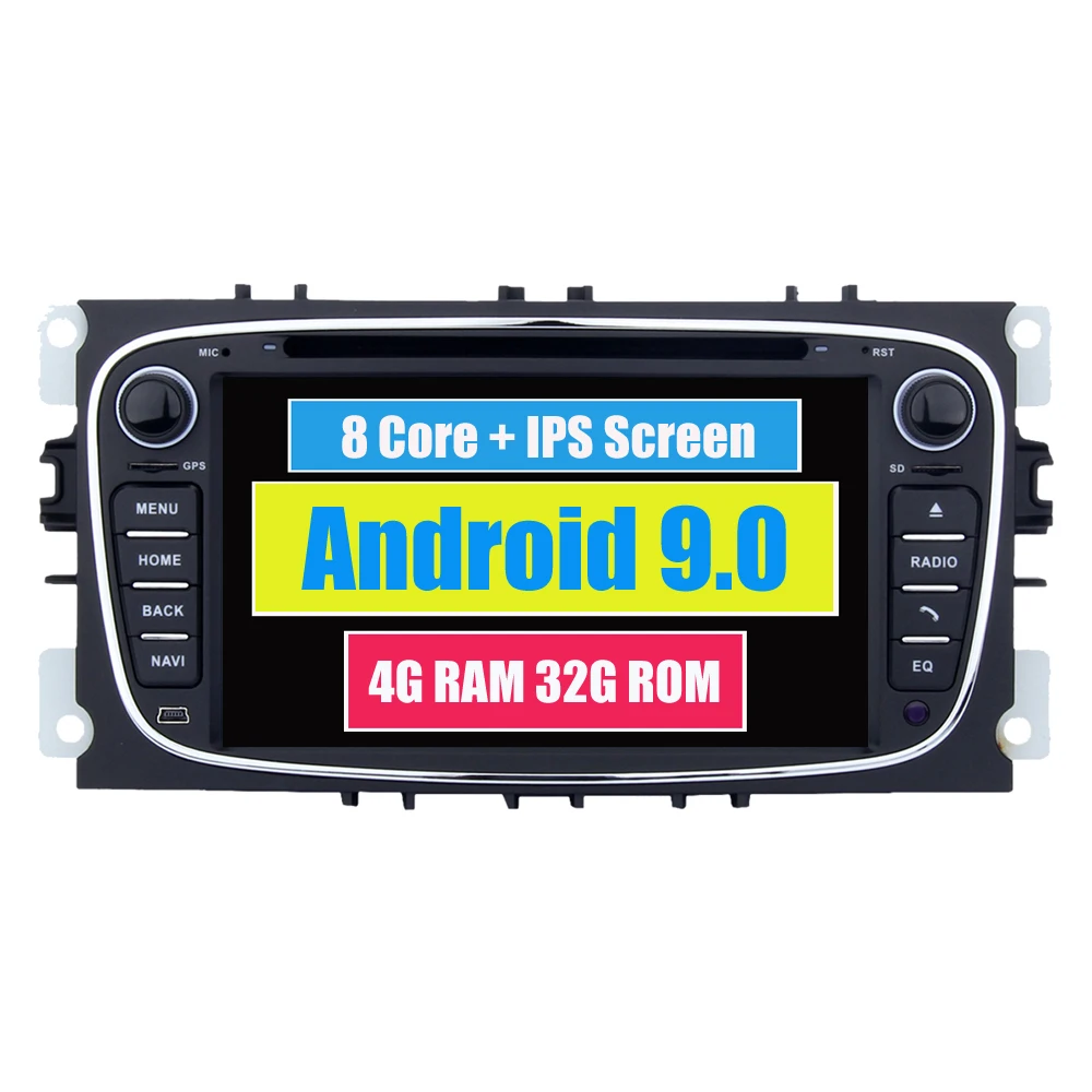 Sale Android 9.0 Car Multimedia For Ford For Focus 2 For Mondeo Kuga S-max C-max Autoradio Bluetooth DVD Radio Stereo GPS Navigation 0 Sale Android 9.0 Car Multimedia For Ford For Focus 2 For Mondeo Kuga S-max C-max Autoradio Bluetooth DVD Radio Stereo GPS Navigation 0