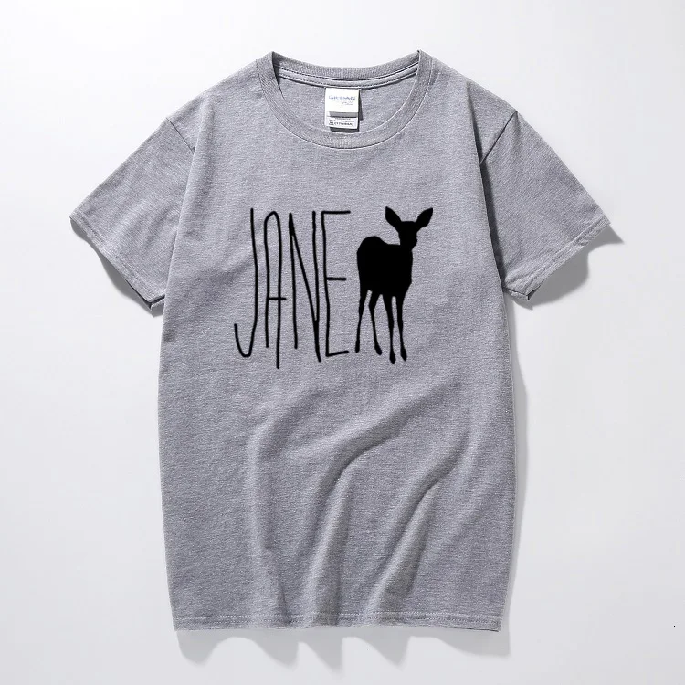 Gray One yona Life Is Strange Jane Doe, хлопковая футболка для мужчин с круглым вырезом, для фитнеса, хип-хоп, брендовая одежда для подростков - Цвет: Gray