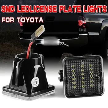 

2pcs/kit License Plate Lights Black For 2014-2019 Toyota Tundra Replacement