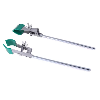 

Three Prong Extension Clamp Flask Clamp Lab Clamp Zinc Alloy 25cm Rod Diameter: Approx 8mm