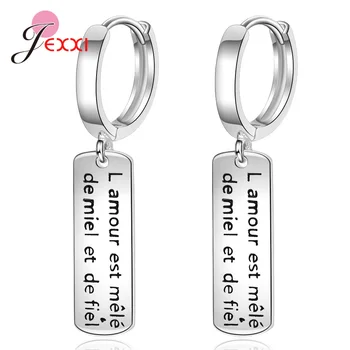 

9 Options S925 Sterling Silver Loop Hoop Earring Nice Charms with Cyrstal Leverback Pierced Jewelry for Women Wedding Engagement