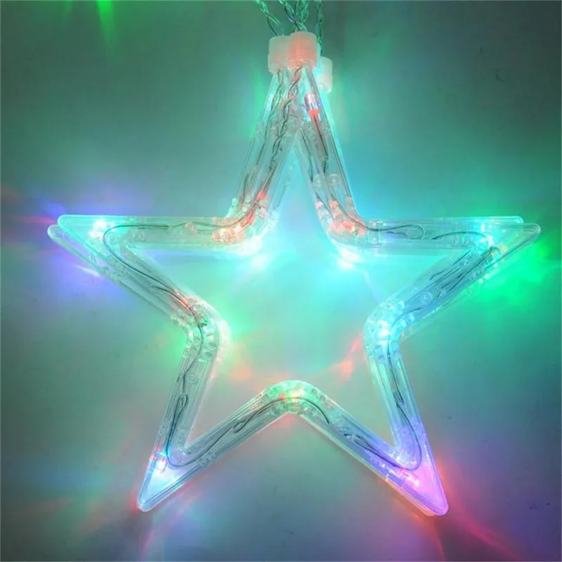 Holiday 168 Leds String Lights Fairy Star Curtain String 100-240V Garland Lights For Home Wedding Party Holiday Decoration