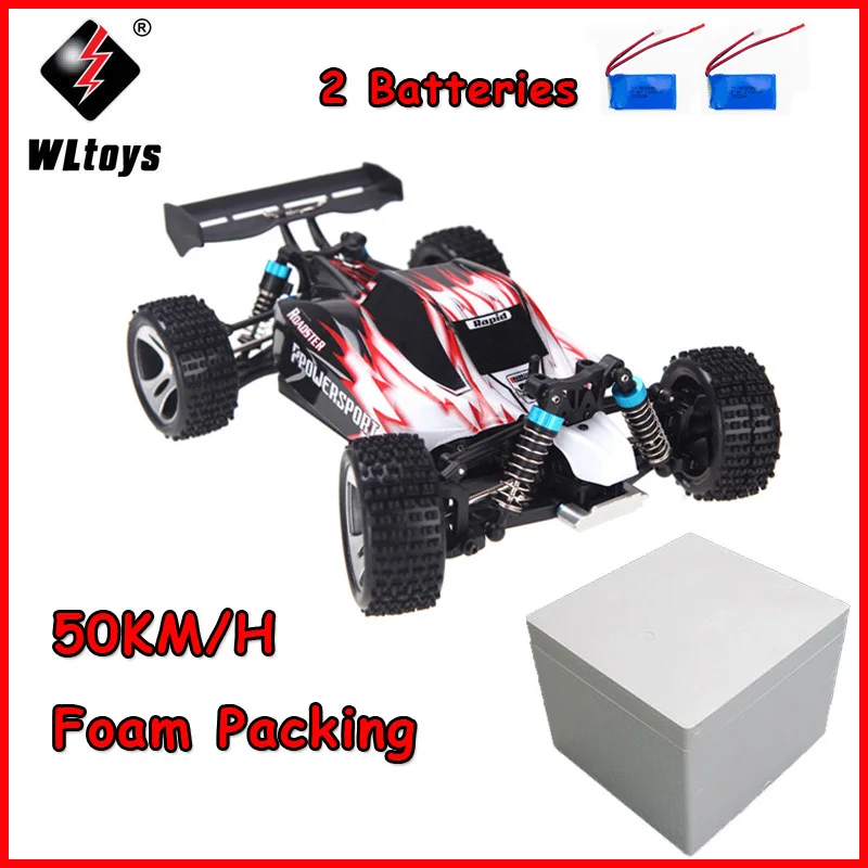A959 50KM H 2battery WLtoys A959-B 70 км/ч пульт дистанционного управления RC скоростная гоночная машинка внедорожная Заводская Прямая Лучшая цена Модернизированный RC автомобиль - Цвет: A959 50KM H 2battery
