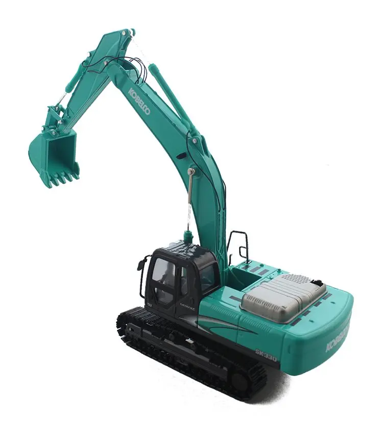 Литая Игрушечная модель 1:50 Масштаб Kobelco SK330-8 гидравлические экскаваторы с металлической дорожкой строительная техника Игрушечная модель автомобиля