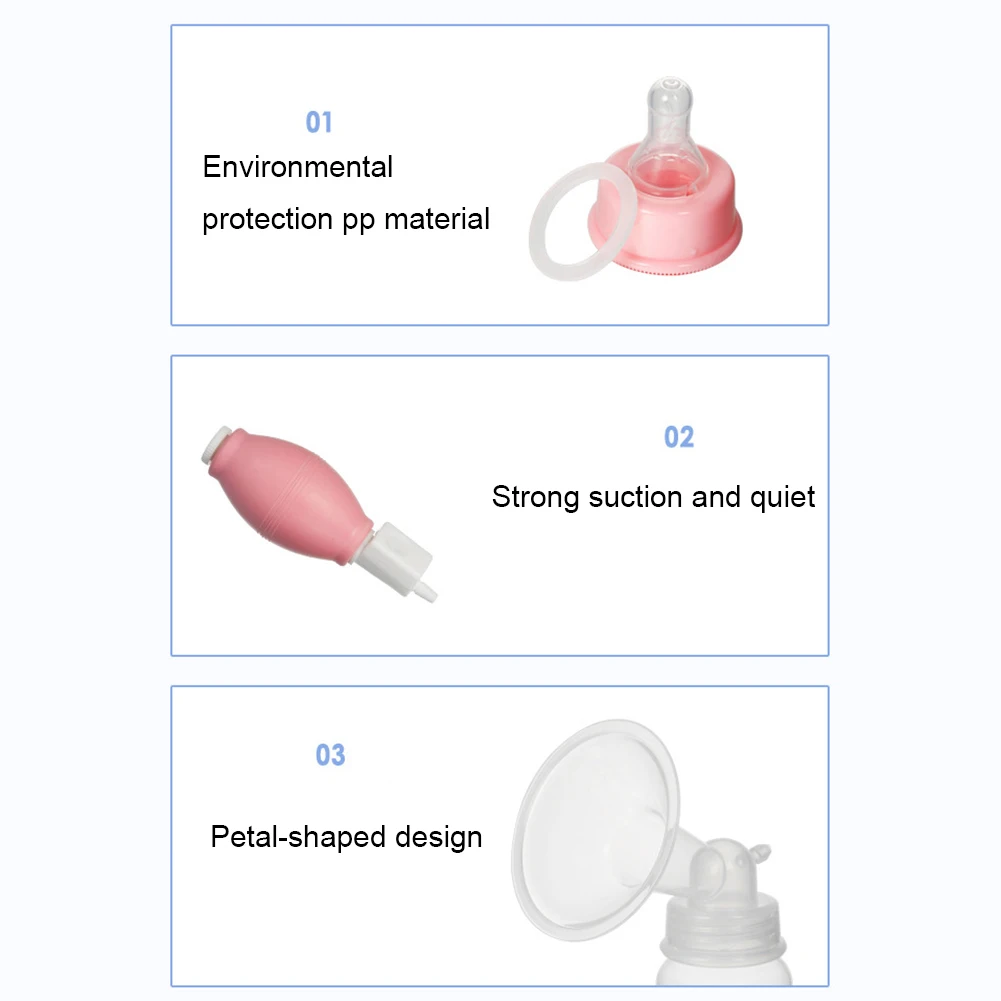 Manual Power Breast Pump Suction Maternity Milk Baby Nursing Feeding Bottle Milk Maker Bebes Accesorios
