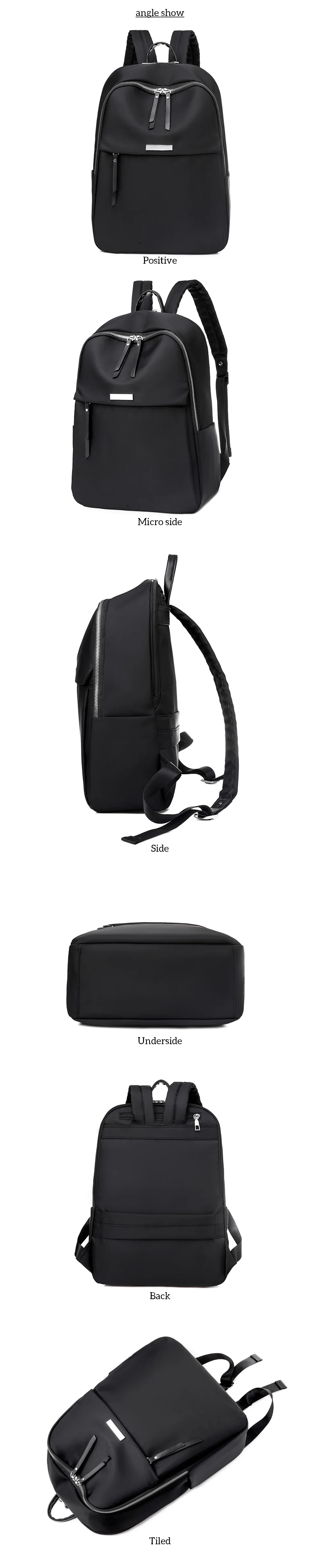 Buylor Oxford Women Backpack Fashion Simple Computer Bag Girls Shoulder School Bag Female Large Capacity Travel Backpack