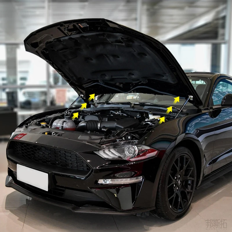 Автомобиль Refit крышка капота гидравлический шток Распорки баров пружинный амортизатор Поддержка кронштейн без бурения/сварки для Ford Mustang
