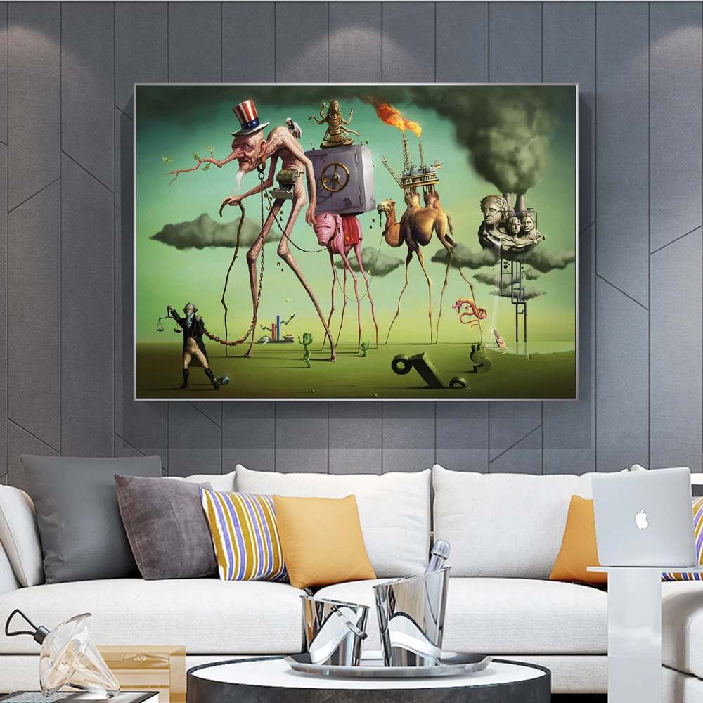 "Американская мечта" от Salvador Dali стены Художественные полотна картины известное произведение искусства репродукции настенные картины для гостиной