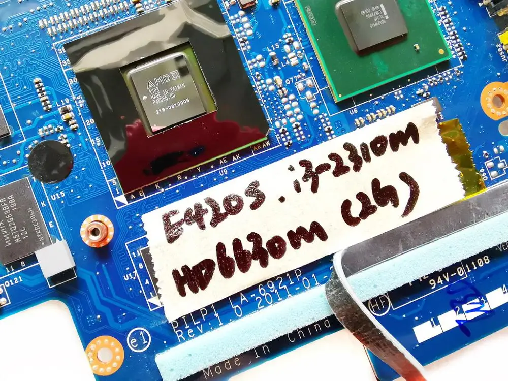 Оригинальная материнская плата для ноутбука lenovo E420S E420S I3-2310M HD6630M 2GB PILP1 LA-6921P протестирована хорошая