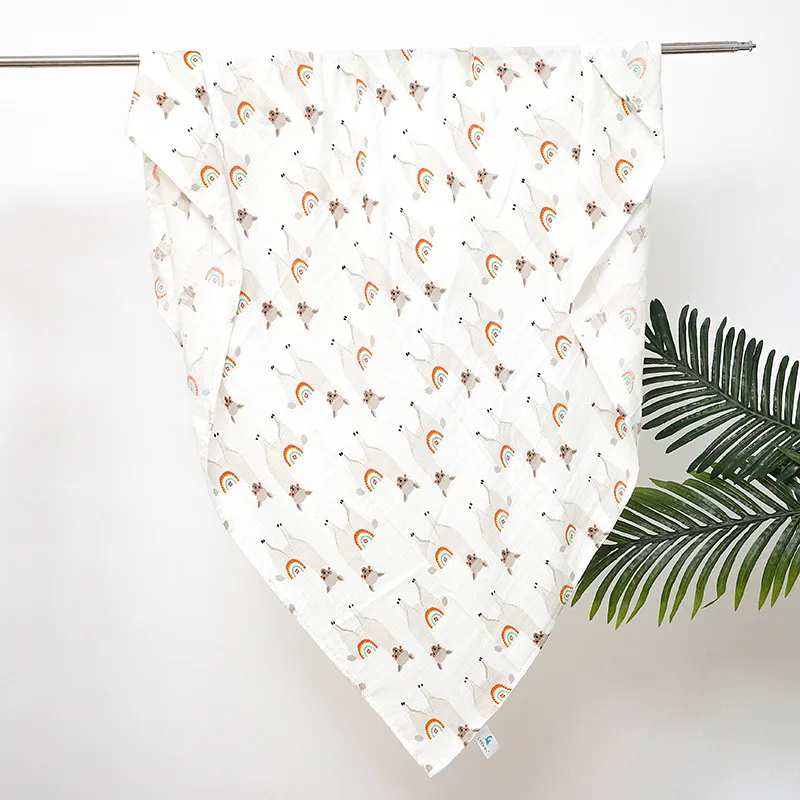 MOTOHOOD Muslin Baby Blankets Swaddles Newborn Photography Accessories Soft Swaddle Wrap Organic Cotton Baby Bedding Bath Towel  (13)