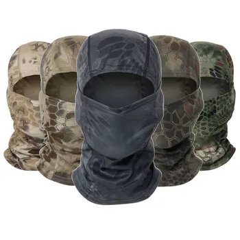 

Full Face Cap Army Tactical Helmet Liner Face Mask Cycling Hunting Hiking Wargame Outdoor Cap Equipment Camouflage Balaclava