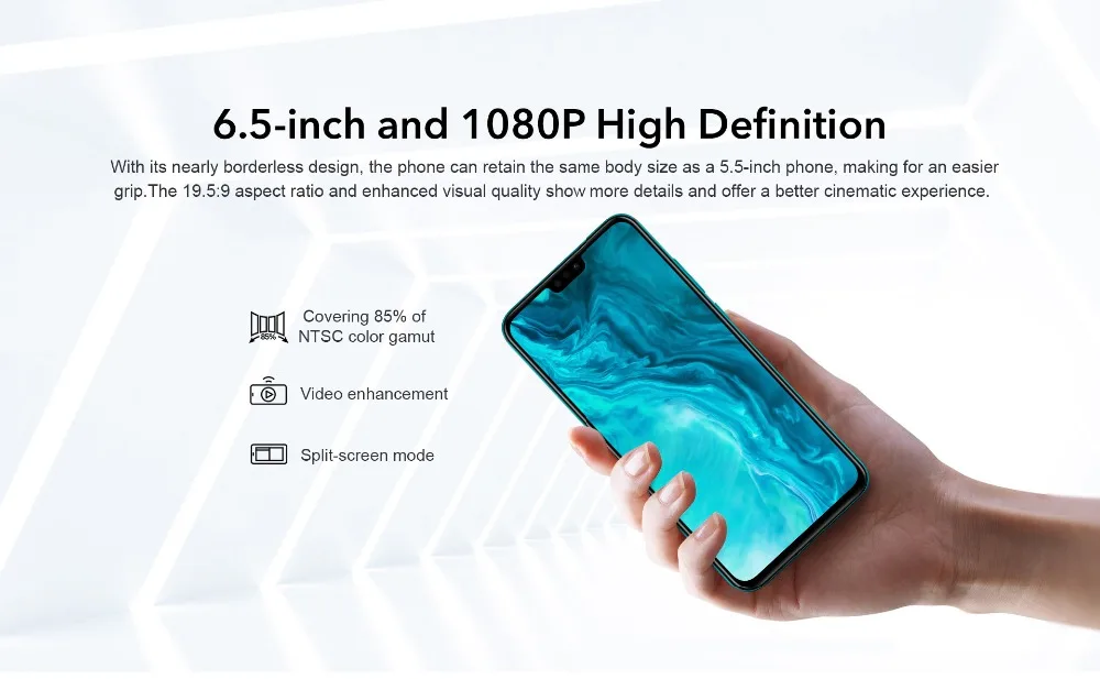 New Arrival Honor 9X Lite Smartphone 4G128G 48MP AIS Camera 6.5'' Mobile Phone Android Face Unlock Turbo 3.0 OTA NFC (4)