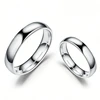 4mm 6mm Stainless Steel Couple Rings for Women Man Gold Silver Color Ring for Lovers Wedding Retro Jewelry for Gift WC006 6