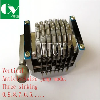 

Heidelberg GTO46 GTO52 Parts 22.3'' Numbering Machine with 7 Digits Three Sinking Counterclockwise jump 9.8.7.6.5..