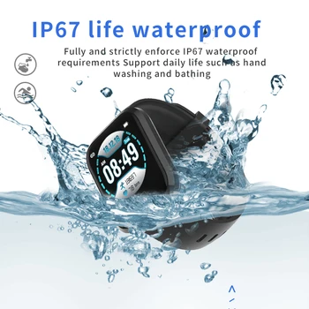 

Szhaiyu IP67 Waterproof Smart Watch Heart Rate Blood Pressure Fitness Bracelet Health Sports Smartwatch For Android IOS