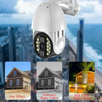

IP Camera WiFi Wireless PTZ Speed Waterproof IP66 CCTV Audio Waterproof Outdoor Way Surveillance IR Two Security Onvif Came A3T8