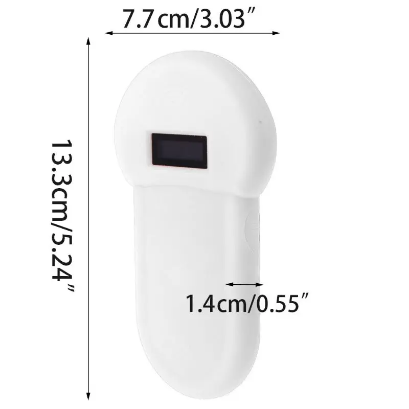 Lector portátil de chips Pet, lector portátil de reconocimiento de Microchip Animal B85B