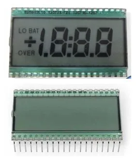40PIN TN положительный 3-1/2 цифр сегментная жидкокристаллическая панель желтый зеленый/белый/синий/серый подсветка 5V - Цвет: Серый