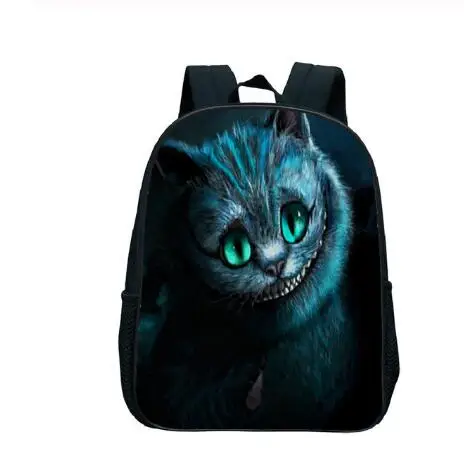 picture color Funny Cheshire Cat Backpack Toddler Backpacks Kids Primary Kindergarten School Backpack Kids Children Small Book Bags - Цвет: picture color