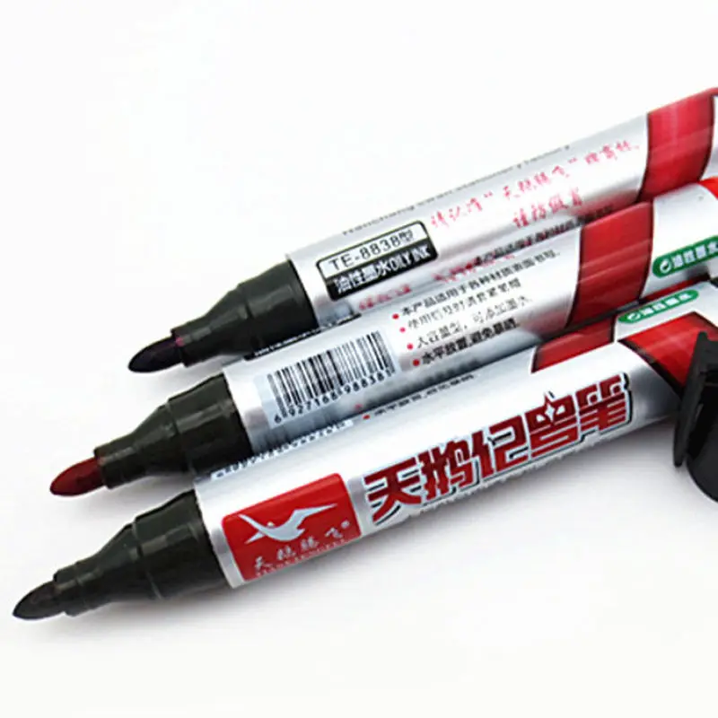 Permanent Marker Pen Permanent Marker Markers Pen Permanent Markers Marker Pens 8pcs/box Big Head Mark Pen Capable Not Fade Oily Waterproof for Logistics Work