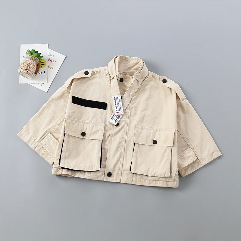 

2-6 years High quality 2019 Autumn Winter solid Kids Children Clothing Infant Baby girl Clothes Jacket girl Coat Outerwear