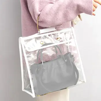 

Transparent Dustproof Purse Wallet Storage Bag Organizer Holder Handbag Pouch Transparent, Dust Proof, Storage Bag hot sales!!!!