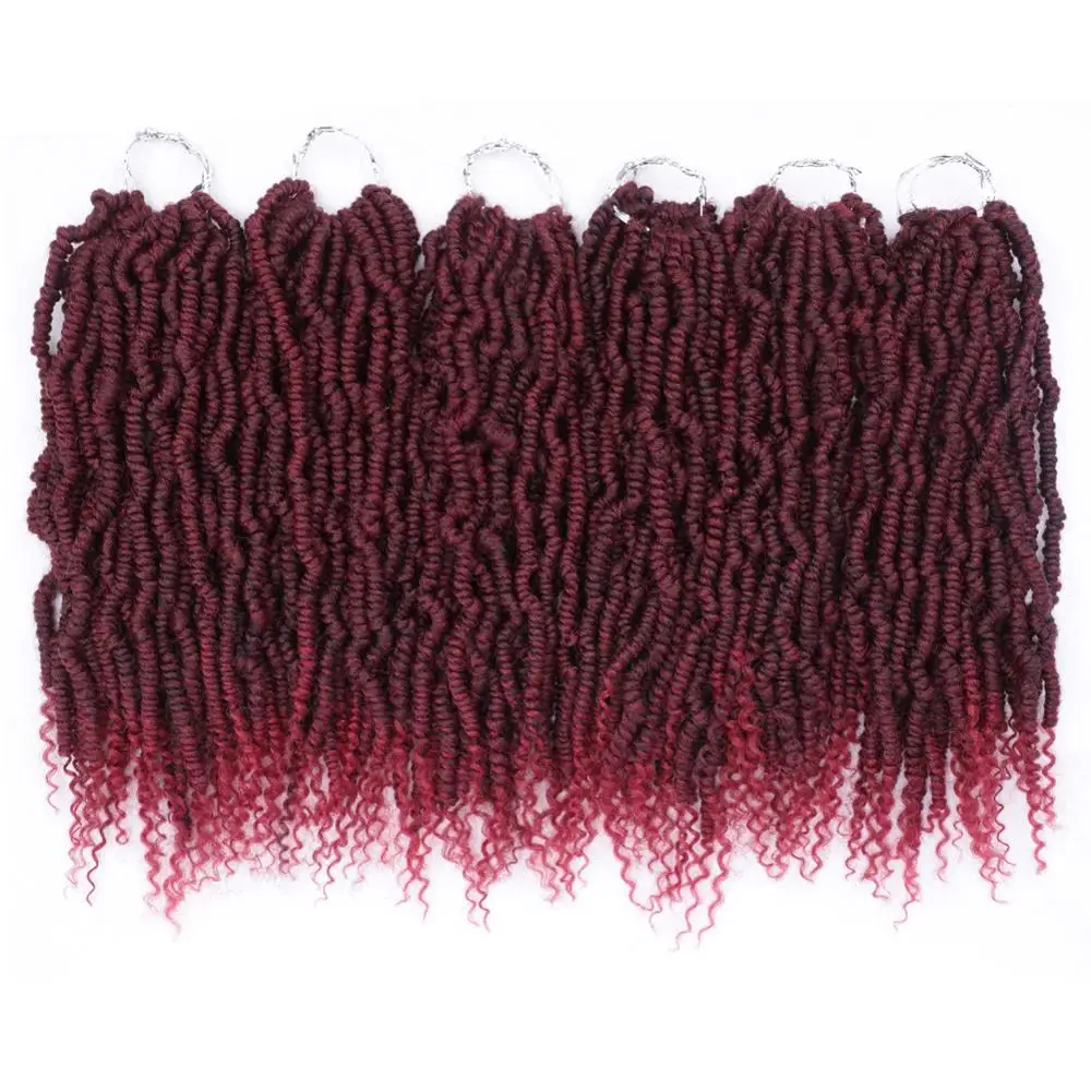 

Spring Twist Braiding Hair Bomb Twist Crochet Hair Passion Hair Synthetic Hair Extension Fluffy Twist Dreadlocks Hair for Women