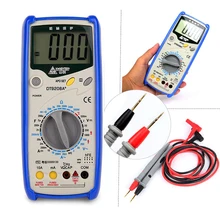 DT9208A тест конденсатора механической защиты Тип удержания данных мультиметр автоматическое выключение транзистор тест er мульти-тест er цифровой