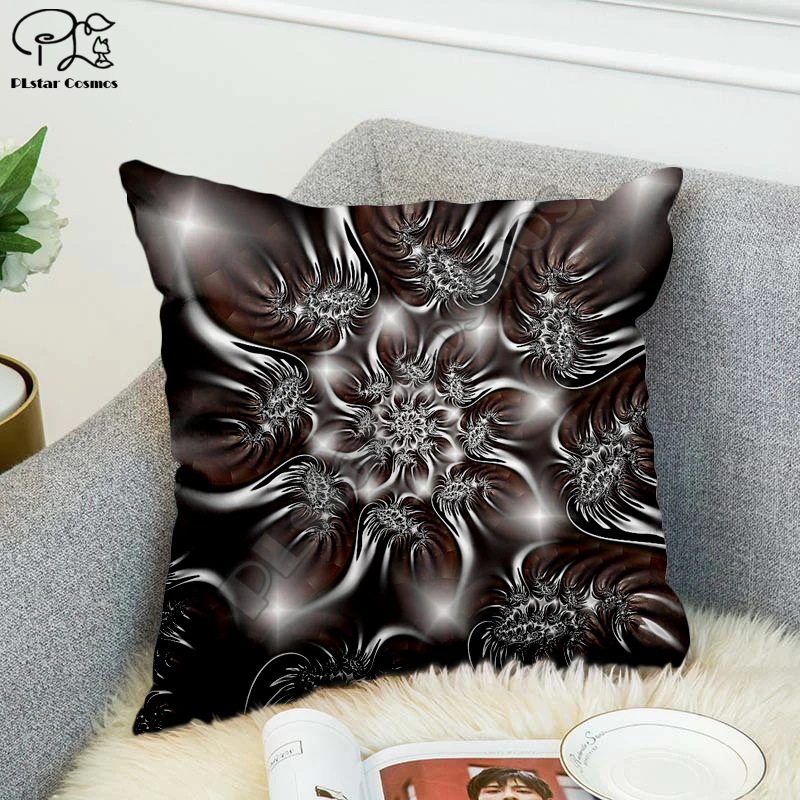 Psychedelic Rainbow Pillow Case Cushion Cover Colorful Geometric Feather Polyester Decor Home Car Sofa 003 | Дом и сад
