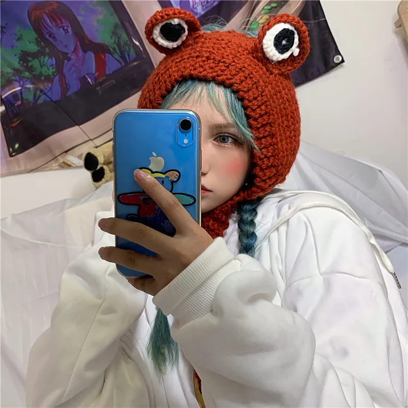 Корейский стиль ins kawaii вязаные ulzzang модные брендовые шапки для женщин Шапки Осень Зима Дети дамы moda feminina Новые Горячие