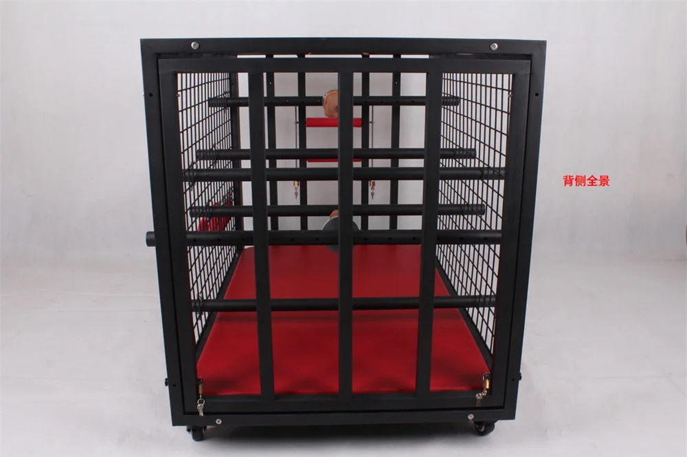 Couples Toy Two People Use The Disciplinary Cage At The Same Time ,Bondage,Dog Slave，Training Slavery，Slave，Fetish，Tortuere Tool