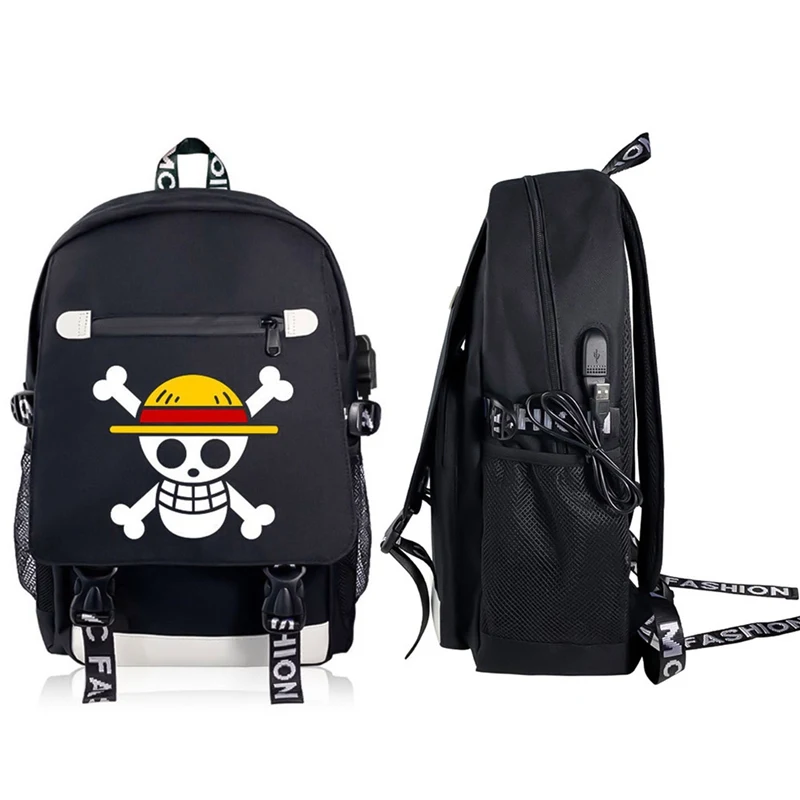 Luffy Рюкзак Мультфильм Аниме подростков мужчин женщин студентов школьные сумки Дорожная сумка