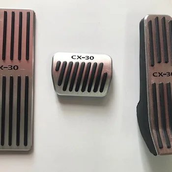 자동차 발판 페달, 가스 가속 페달, 마쓰다 cx-30 2019-2022 용 브레이크 페달, 자동차 액세서리, 무료 배송