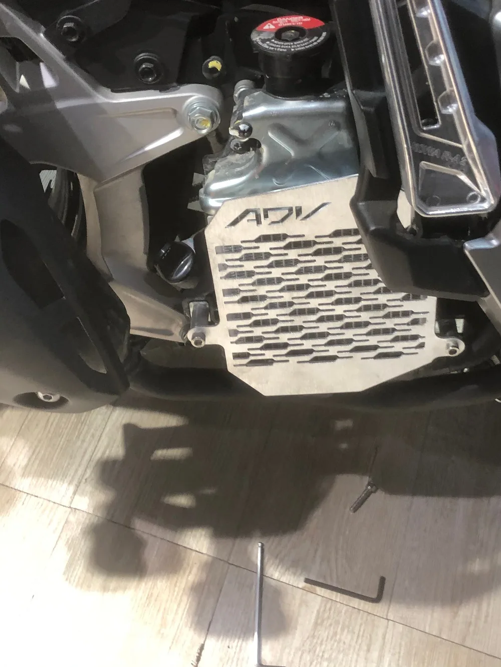 Мотоциклетные алюминиевые аксессуары решетка радиатора для ADV 150 adv150 защита резервуара для воды