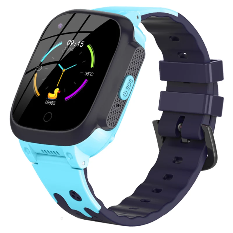 4G Kids Watch Blue 4G Детские умные часы водонепроницаемые gps+ wifi+ LBS трекер телефон часы SOS видео звонок для детей анти-потеря монитор Детские умные часы - Цвет: 4G Kids Watch Blue