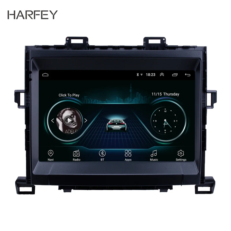 Harfey 8&quot HD for 2009-2014 Toyota ALPHARD Vellfire ANH Android 8.1 Radio GPS with 3G SWC Bluetooth car multimedia player | Автомобили