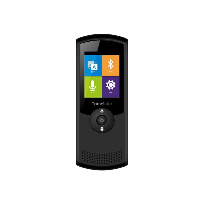 Smart Portable 2.4 Inch Screen Language Translator Intelligent Voice Translator 42 Languages For Travel Translators 50AUG13 - Цвет: Черный