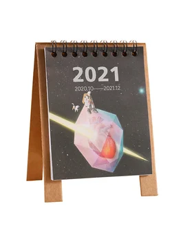 

2021 Cute Cartoon Hand Drawing Desktop Paper Calendar Daily Scheduler Weekly Planner Yearly Agenda Organizer Office Calendar