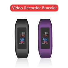 1080P мини-камера диктофон HD Ручка Запись видео сенсорный экран браслет умный браслет часы группа класс встречи