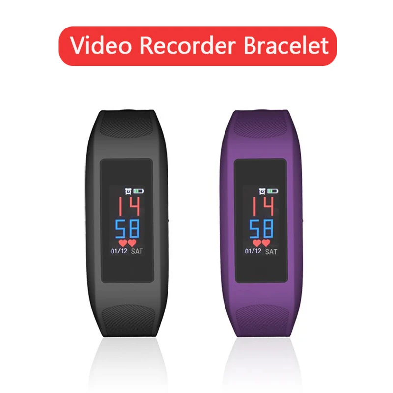 Skup 1080P mini kamera głos kamery rejestrator audio HD długopis nagrywania wideo ekran dotykowy nadgarstek inteligentny zegarek bransoletka zespół spotkaniu klasy