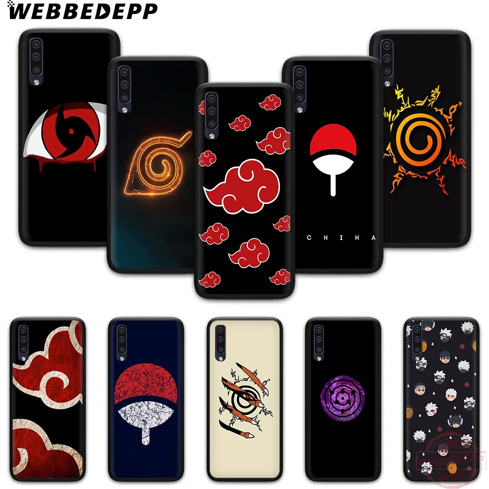WEBBEDEPP героя аниме «Наруто логотип мягкий Чехол для телефона для samsung A10S A6 7 8 9 A10 20 A40 A50 A60 A70S M10 M20 30